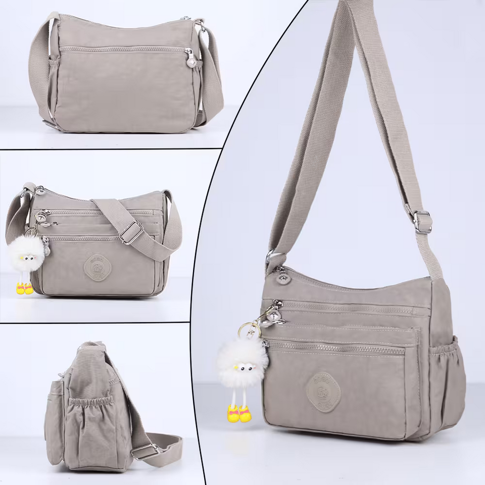 (BUY 1 GET 1 FREE) Stylish Lightweight Multi-Pocket Crossbody Bag