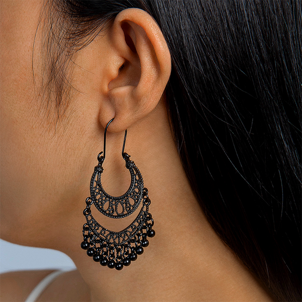 { Combo of 3 } Elegant Vintage U-Shaped Dangle Earrings
